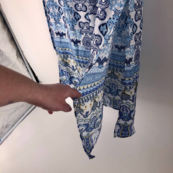 NWT Adrianna Papell 12P Paisley Flowy Summer Dress - Picture 15 of 15